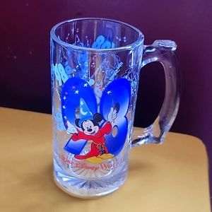 Vintage Mickey Mouse Sorcerer Stein glass 1998